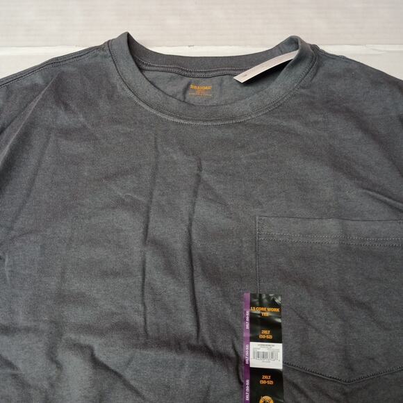 2 Brahma L/S Work T-Shirt Men's 2XLT 50-52 Gray Pocket Tee - Picture 4 of 9